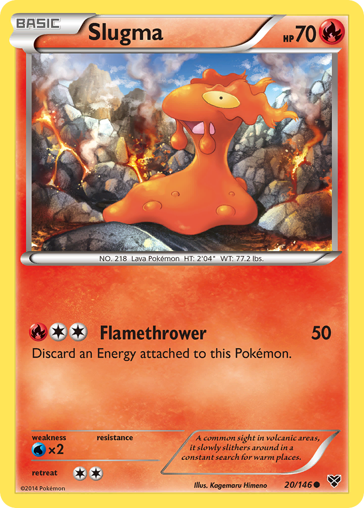 Slugma (20/146) [XY: Base Set] | Arkham Games and Comics