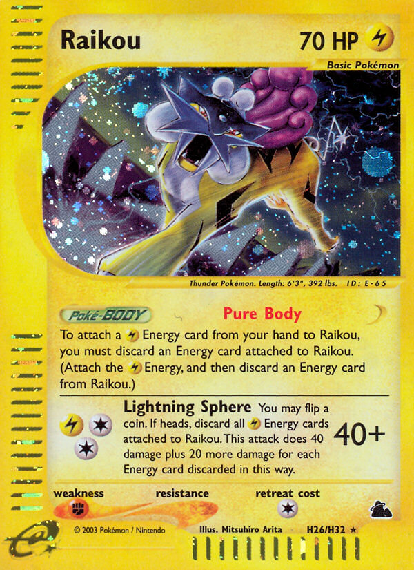 Raikou (H26/H32) [Skyridge] | Arkham Games and Comics