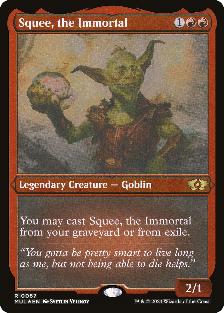 Squee, the Immortal (Foil Etched) [Multiverse Legends] | Arkham Games and Comics