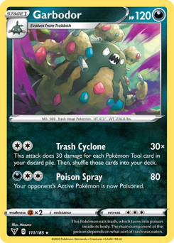 Garbodor (111/185) [Sword & Shield: Vivid Voltage] | Arkham Games and Comics