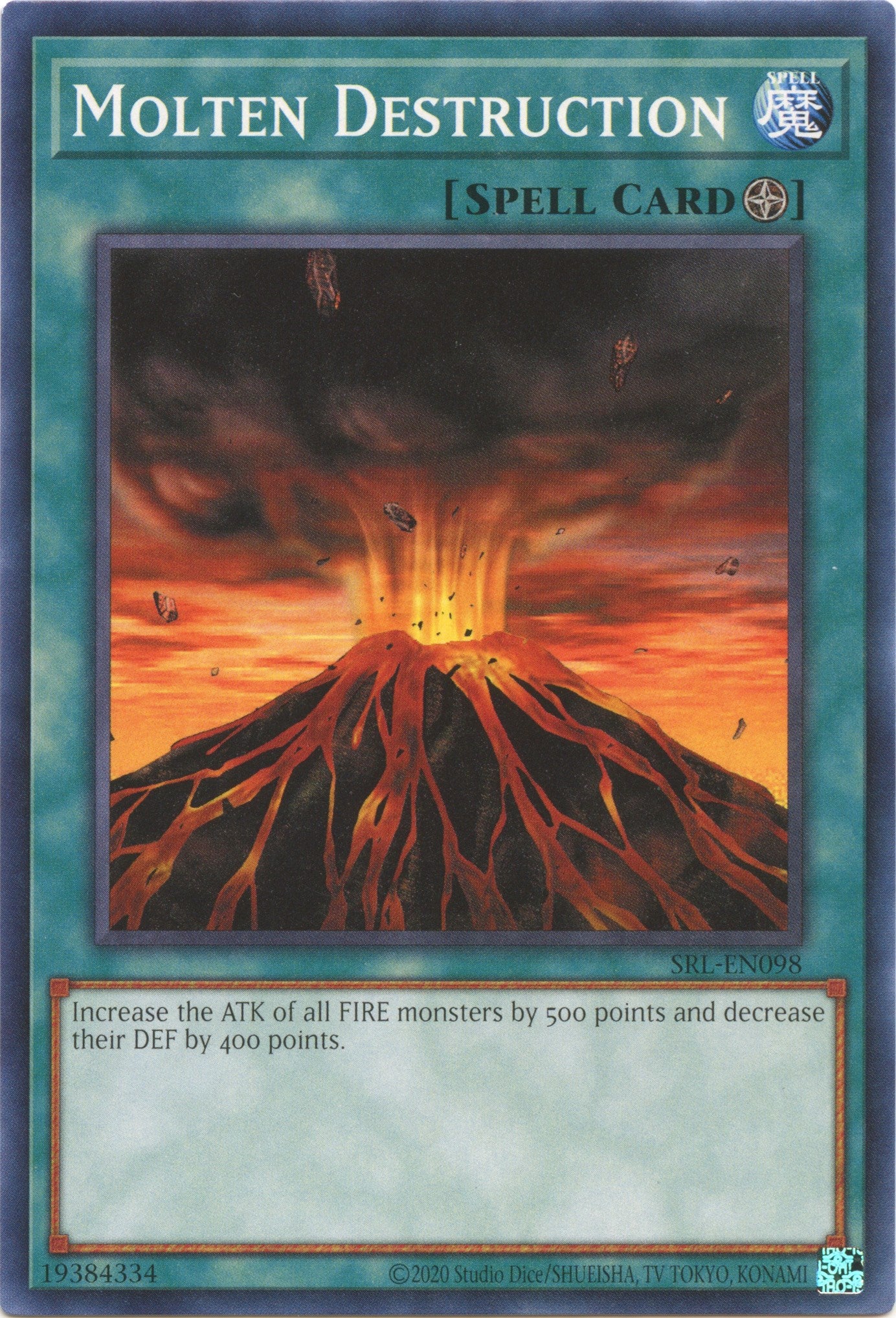 Molten Destruction (25th Anniversary) [SRL-EN098] Common | Arkham Games and Comics