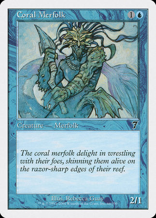Coral Merfolk [Seventh Edition] | Arkham Games and Comics