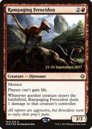 Rampaging Ferocidon [Ixalan Promos] | Arkham Games and Comics