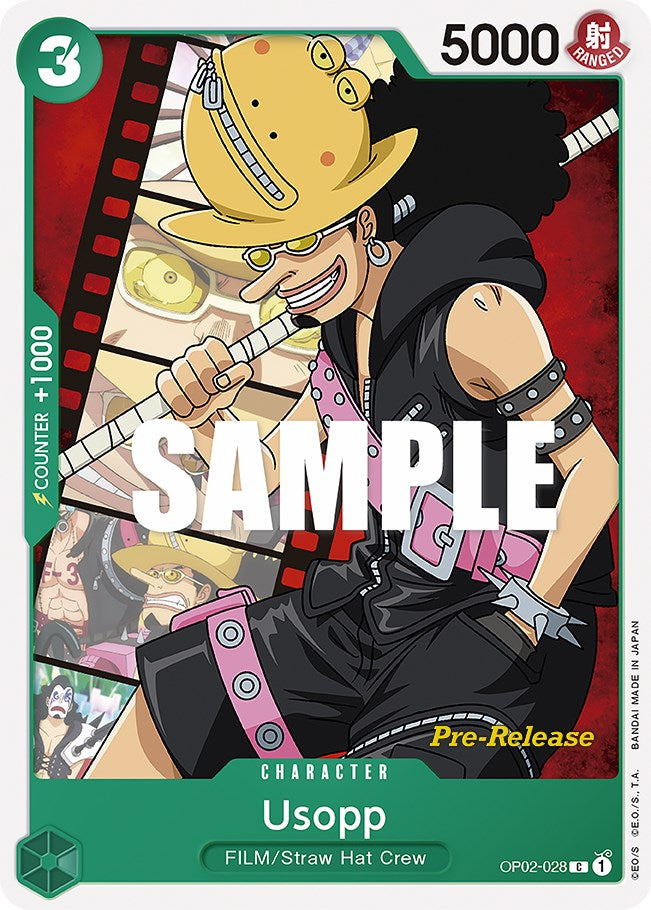 Usopp [Paramount War Pre-Release Cards] | Arkham Games and Comics