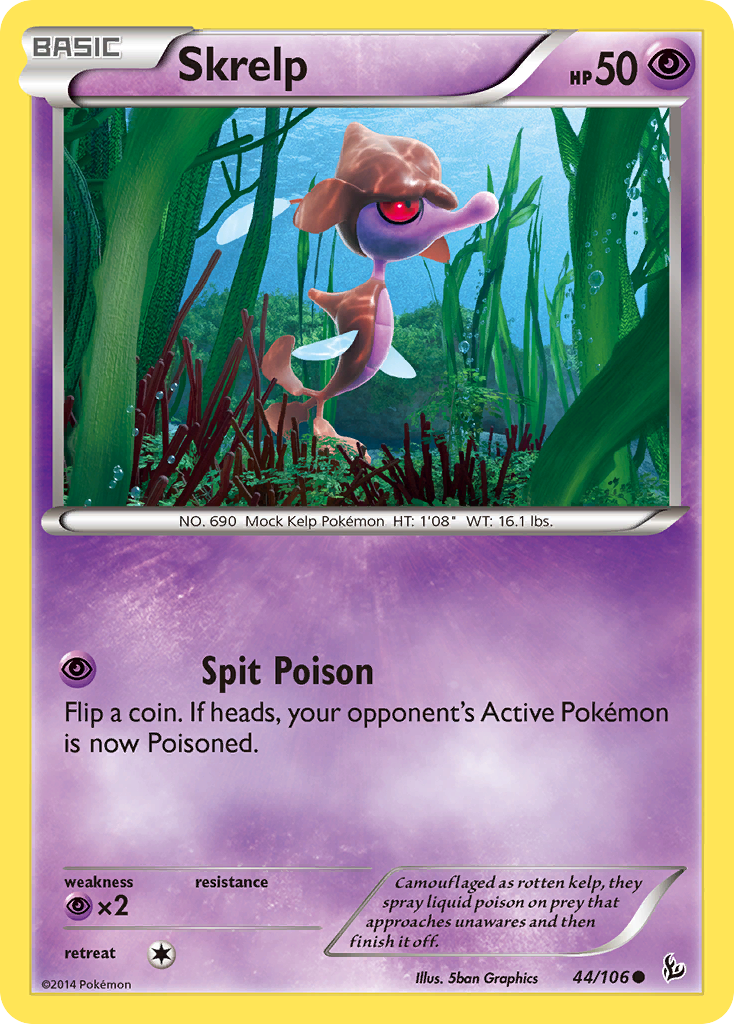 Skrelp (44/106) [XY: Flashfire] | Arkham Games and Comics