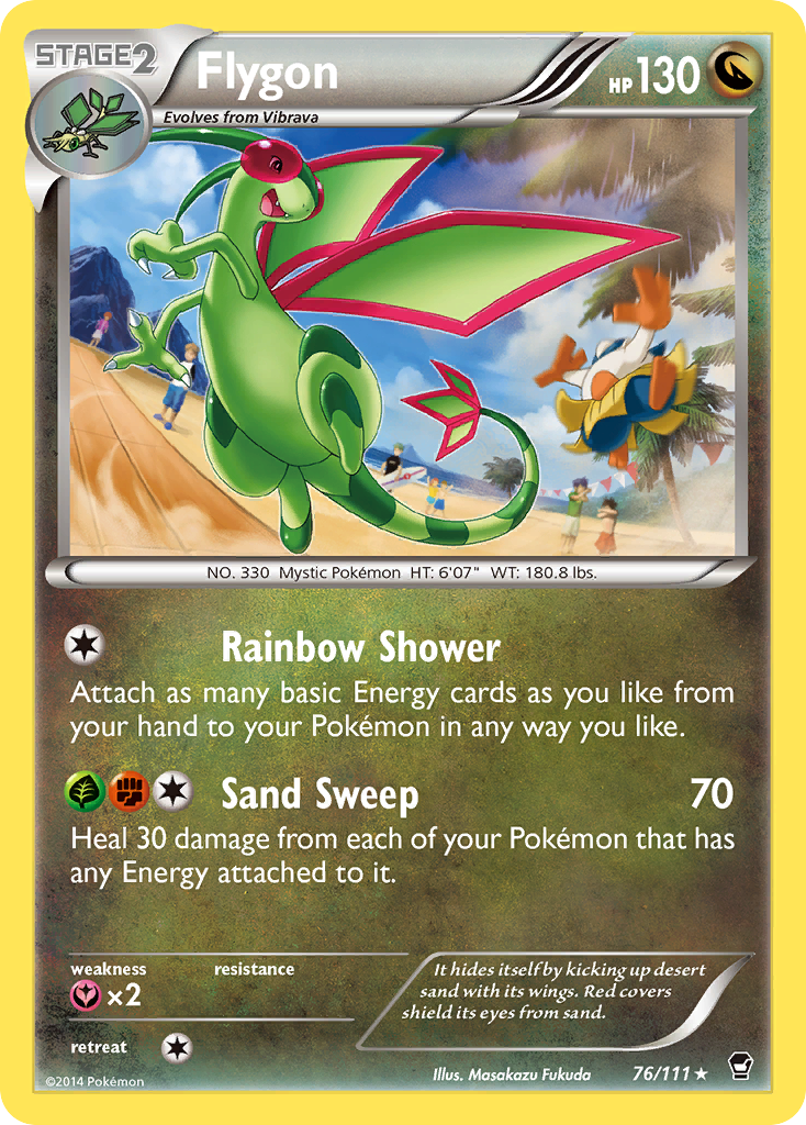 Flygon (76/111) [XY: Furious Fists] | Arkham Games and Comics