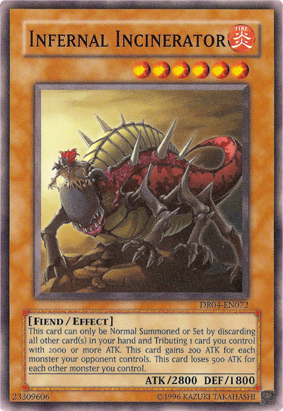 Infernal Incinerator [DR04-EN072] Common | Arkham Games and Comics