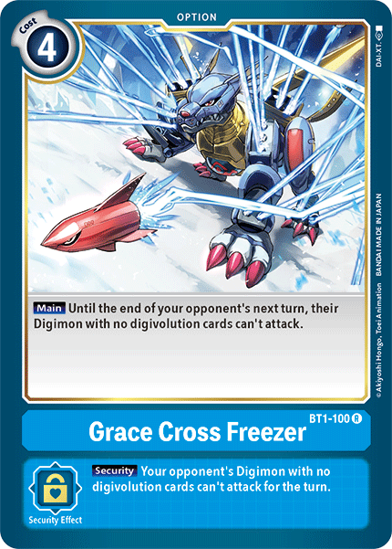 Grace Cross Freezer [BT1-100] [Release Special Booster Ver.1.5] | Arkham Games and Comics