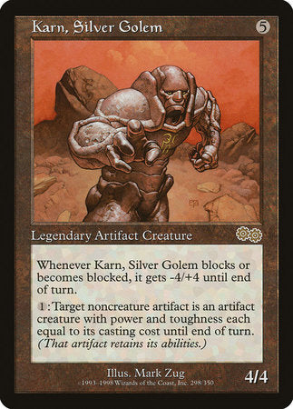 Karn, Silver Golem [Urza's Saga] | Arkham Games and Comics