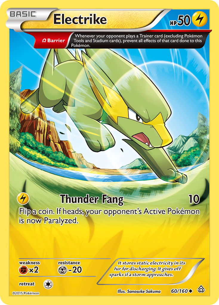 Electrike (60/160) [XY: Primal Clash] | Arkham Games and Comics