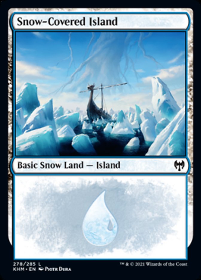Snow-Covered Island (278) [Kaldheim] | Arkham Games and Comics