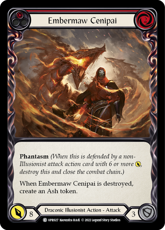 Embermaw Cenipai (Red) [UPR027] (Uprising)  Rainbow Foil | Arkham Games and Comics