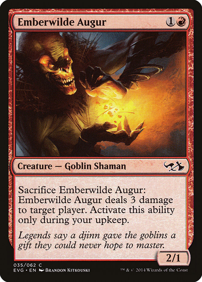 Emberwilde Augur (Elves vs. Goblins) [Duel Decks Anthology] | Arkham Games and Comics