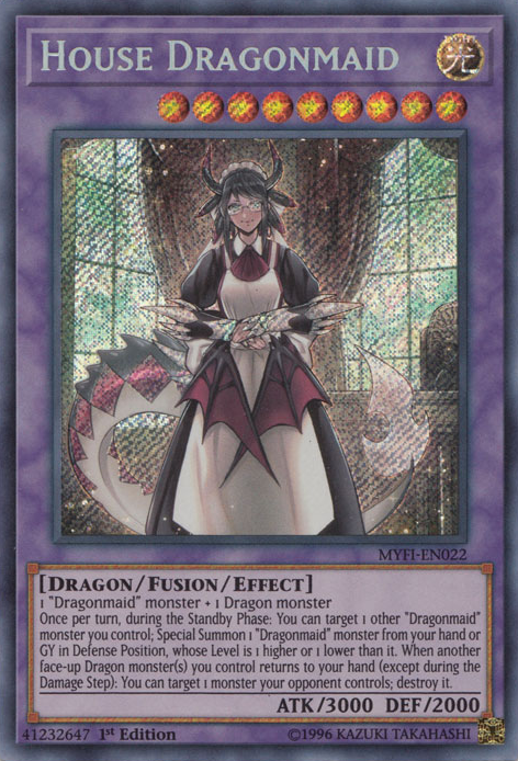 House Dragonmaid [MYFI-EN022] Secret Rare | Arkham Games and Comics