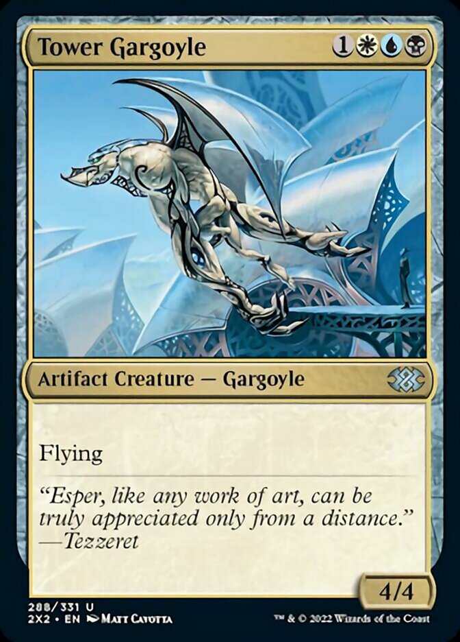 Tower Gargoyle [Double Masters 2022] | Arkham Games and Comics