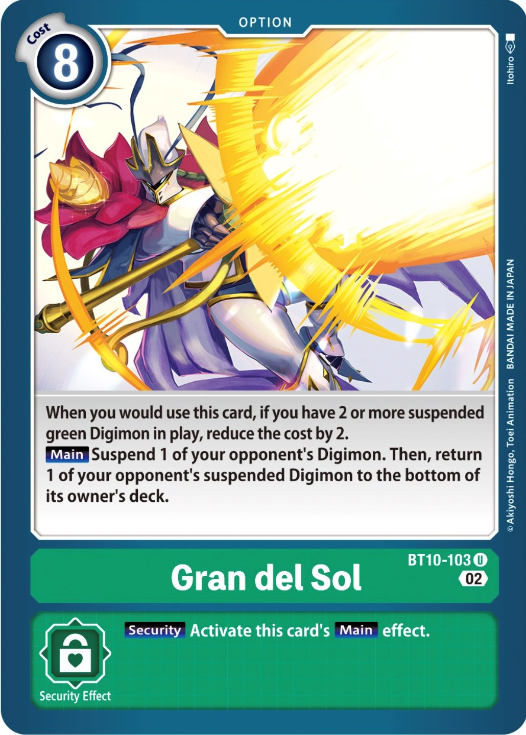 Gran del Sol [BT10-103] [Xros Encounter] | Arkham Games and Comics