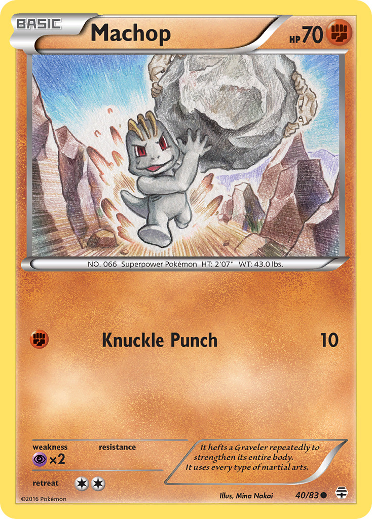 Machop (40/83) [XY: Generations] | Arkham Games and Comics