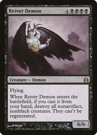 Reiver Demon [Commander 2011] | Arkham Games and Comics