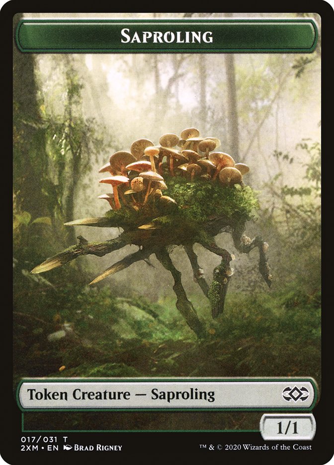 Saproling Token [Double Masters] | Arkham Games and Comics