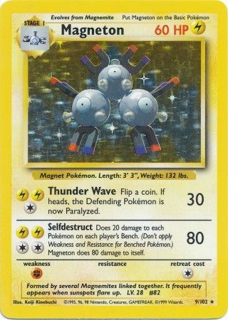 Magneton (9/102) [Base Set Unlimited] | Arkham Games and Comics