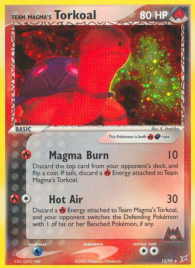 Team Magma's Torkoal (12/95) [EX: Team Magma vs Team Aqua] | Arkham Games and Comics