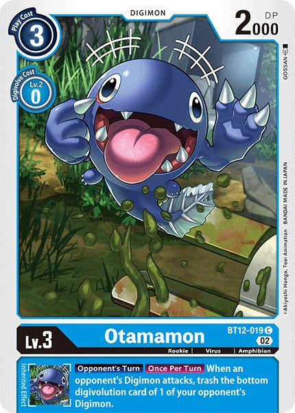 Otamamon [BT12-019] [Across Time] | Arkham Games and Comics