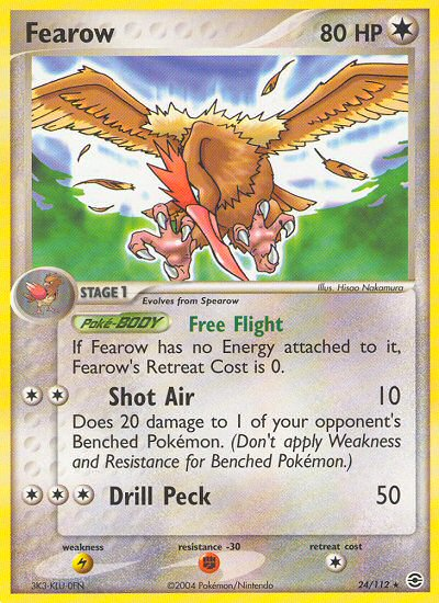 Fearow (24/112) [EX: FireRed & LeafGreen] | Arkham Games and Comics