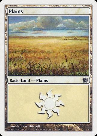 Plains (332) [Ninth Edition] | Arkham Games and Comics