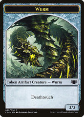 Wurm (032/036) // Goat Double-sided Token [Commander 2014 Tokens] | Arkham Games and Comics