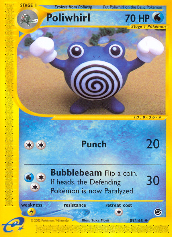 Poliwhirl (89/165) [Expedition: Base Set] | Arkham Games and Comics