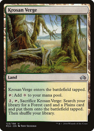 Krosan Verge [Planechase Anthology] | Arkham Games and Comics