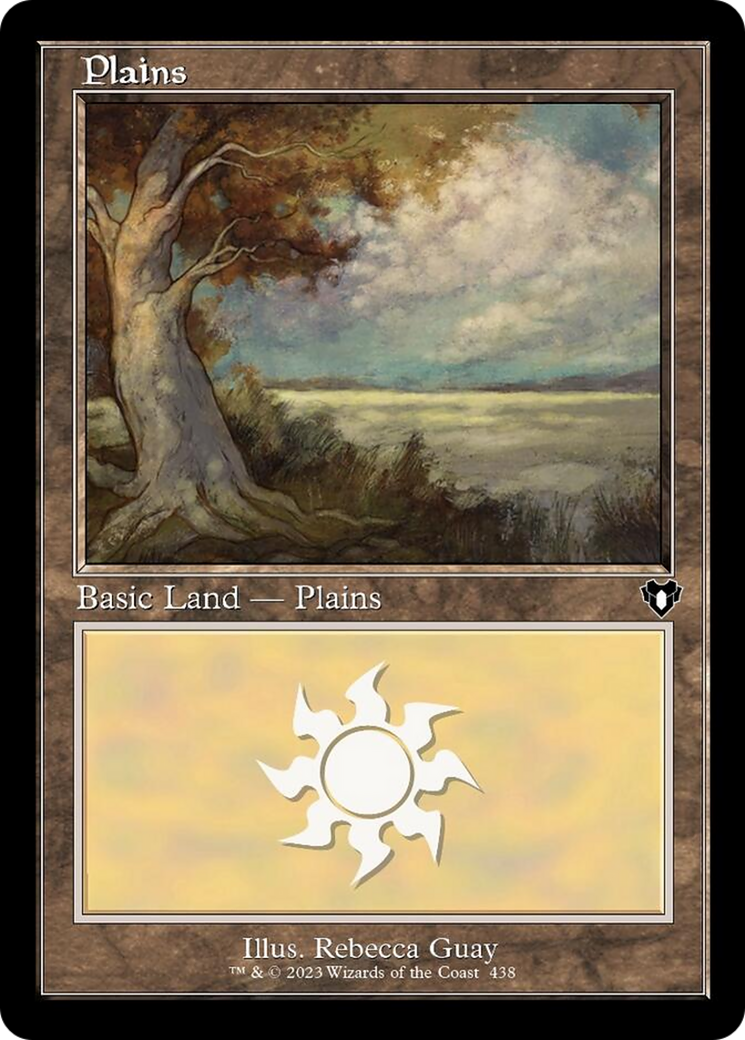 Plains (438) (Retro) [Commander Masters] | Arkham Games and Comics