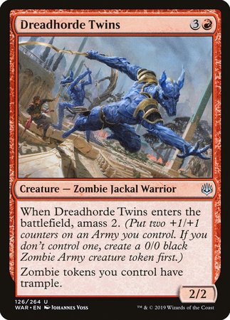 Dreadhorde Twins [War of the Spark] | Arkham Games and Comics