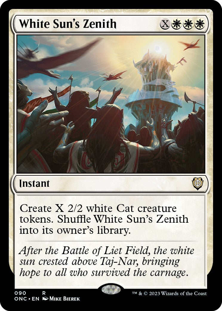 White Sun's Zenith [Phyrexia: All Will Be One Commander] | Arkham Games and Comics