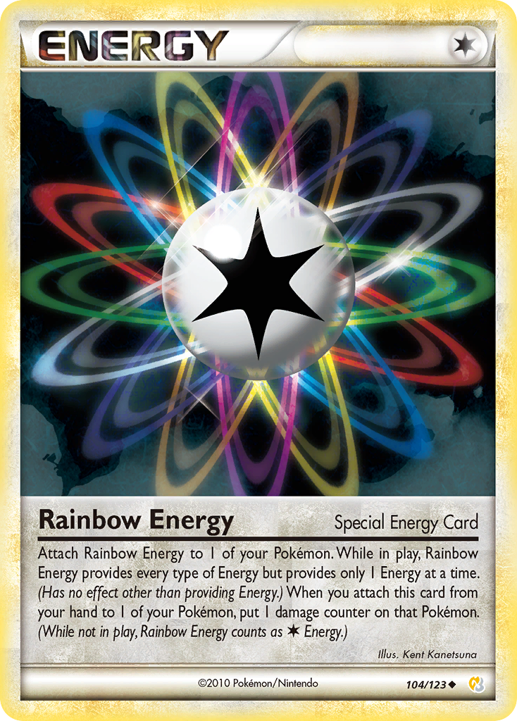 Rainbow Energy (104/123) [HeartGold & SoulSilver: Base Set] | Arkham Games and Comics