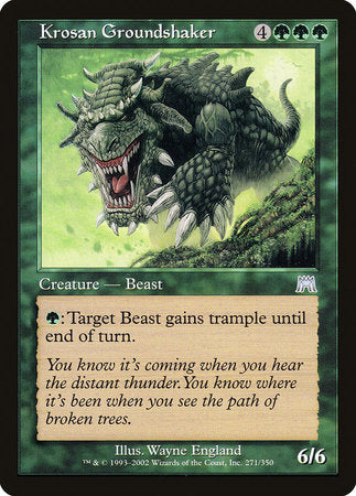 Krosan Groundshaker [Onslaught] | Arkham Games and Comics
