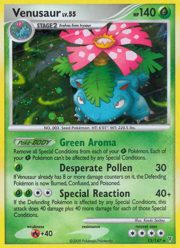 Venusaur (13/147) (Theme Deck Exclusive) [Platinum: Supreme Victors] | Arkham Games and Comics