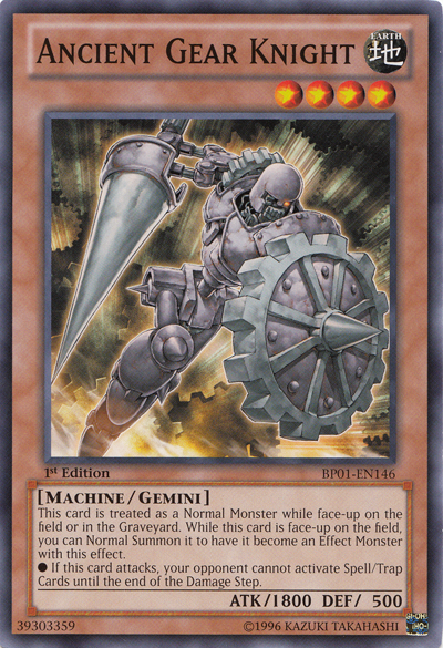 Ancient Gear Knight [BP01-EN146] Common | Arkham Games and Comics