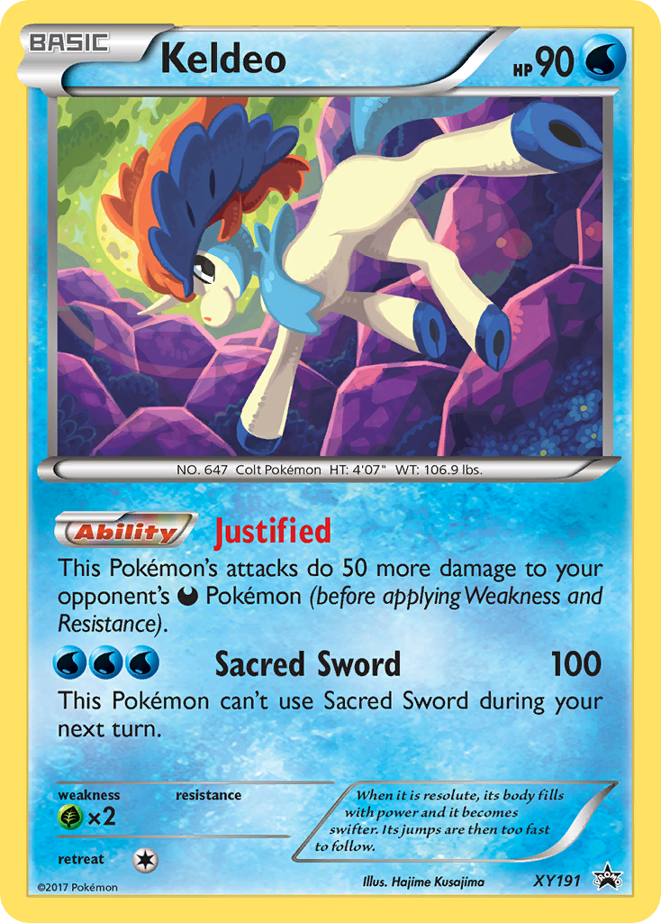 Keldeo (XY191) [XY: Black Star Promos] | Arkham Games and Comics