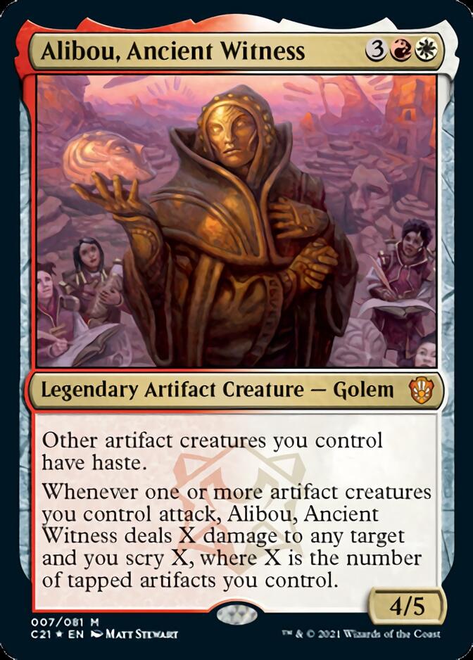 Alibou, Ancient Witness [Commander 2021] | Arkham Games and Comics