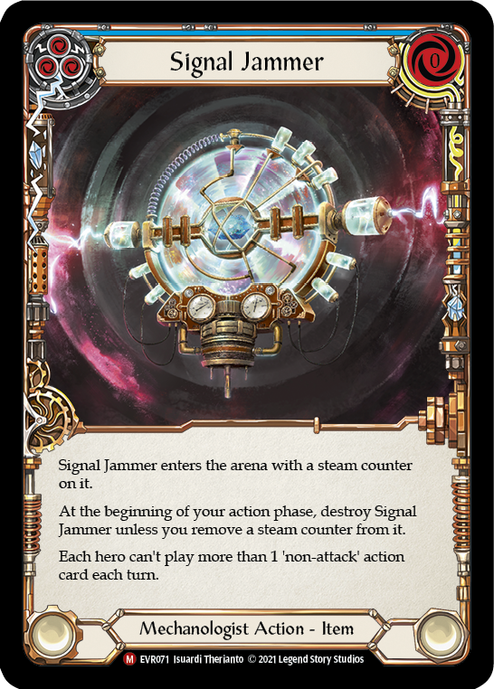 Signal Jammer [EVR071] (Everfest)  1st Edition Rainbow Foil | Arkham Games and Comics