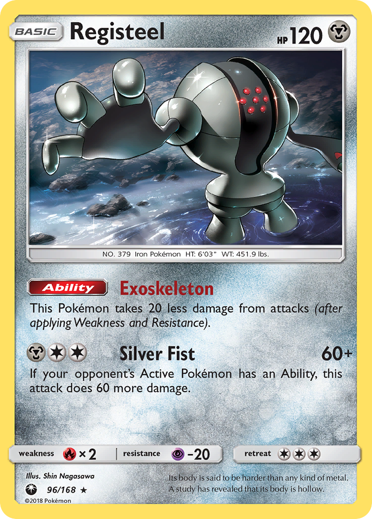 Registeel (96/168) [Sun & Moon: Celestial Storm] | Arkham Games and Comics