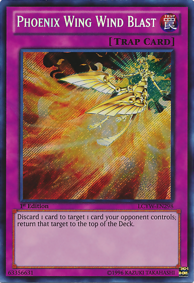 Phoenix Wing Wind Blast [LCYW-EN298] Secret Rare | Arkham Games and Comics