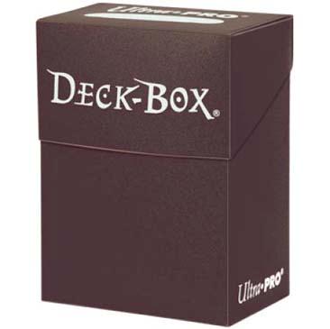 Brown Deck Box | Arkham Games and Comics