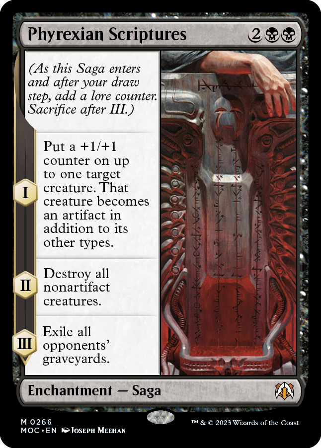 Phyrexian Scriptures [March of the Machine Commander] | Arkham Games and Comics