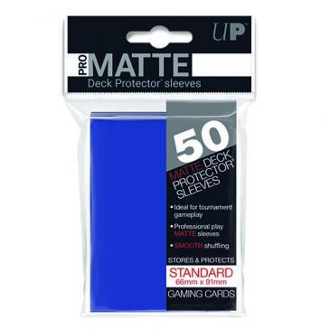50ct Pro-Matte Blue Standard Deck Protectors | Arkham Games and Comics