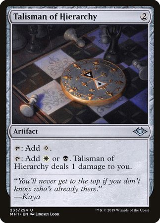 Talisman of Hierarchy [Modern Horizons] | Arkham Games and Comics