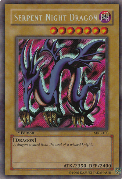 Serpent Night Dragon [MRL-103] Secret Rare | Arkham Games and Comics