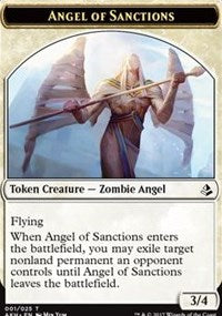 Angel of Sanctions // Drake Token [Amonkhet Tokens] | Arkham Games and Comics