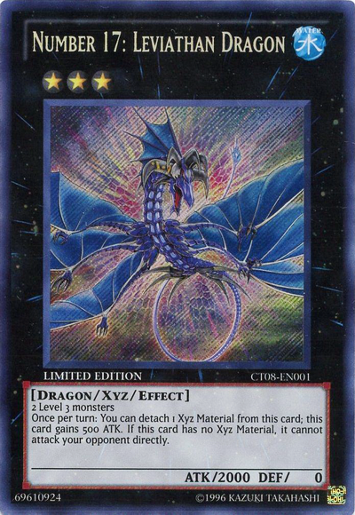 Number 17: Leviathan Dragon [CT08-EN001] Secret Rare | Arkham Games and Comics